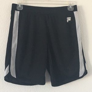 Black FILA Gym Shorts
